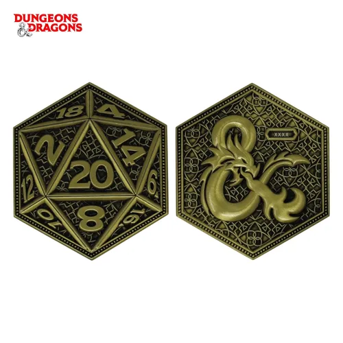 Miniatura 2 de Moneda de colección Dungeons & Dragons de 20 caras de edición limitada