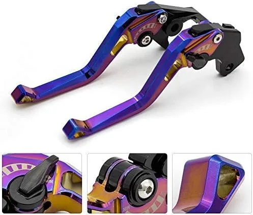 Miniatura 2 de FXCNC Palancas de embrague de freno ajustables 3D compatibles con VERSYS 1000 12-14, ZX636R/ZX6RR/ZX6RR 00-04, ZX10R 04-05, ZX9R 00-03, Z1000 03-06
