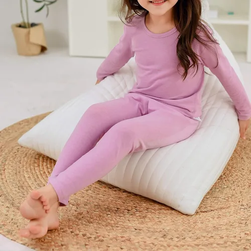 Miniatura 5 de Ropa interior térmica para niños pequeños, capa base de invierno, pantalones largos para niñas y niños