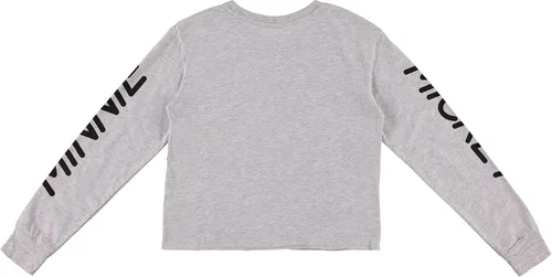 Miniatura 2 de Disney Camisa de moda de Mickey Mouse para mujer, cuello redondo recortado con estampado de manga