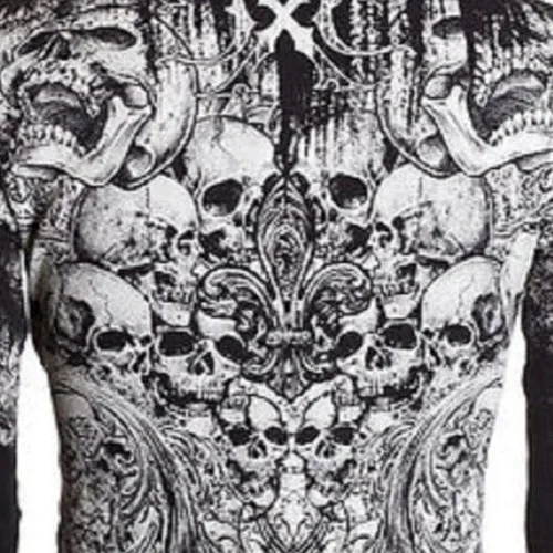 Miniatura 5 de Xtreme Couture by Affliction - Camisa térmica para hombre (negro)