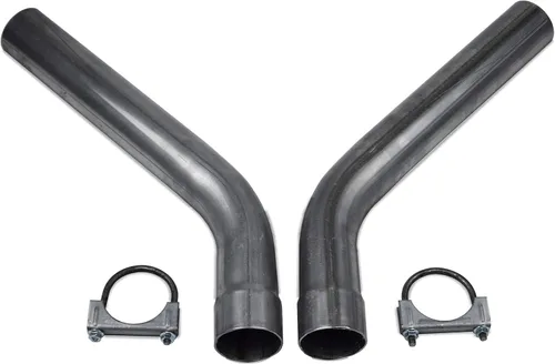 Miniatura 3 de Truck Exhaust Kits - Shop Line Sistema de escape dual Tubo aluminizado de 2.5 pulgadas Silenciador Flowmaster Super 44 de 2.5 pulgadas con salida