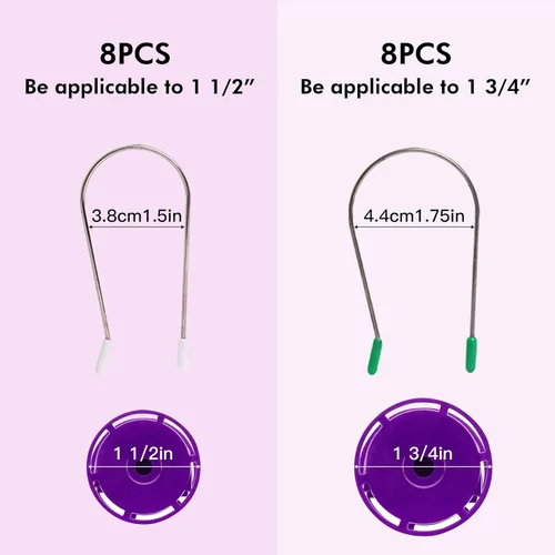 Miniatura 2 de Vin Beauty Kit de repuesto de clips para rizadores en caliente, 16 piezas de clips de rodillo caliente para rodillos eléctricos, pasadores