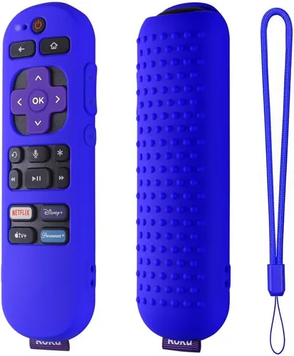 Miniatura 13 de Hi Color Funda de silicona para Roku Streaming Stick 4k, Roku Express 4K+ Remote, Roku Voice Remote (oficial) RCA1R 2023, cubierta remota Roku Negro