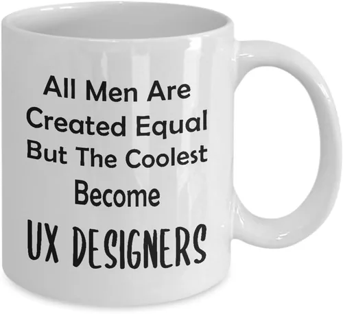Miniatura 2 de Gifts for Male UX Designer Coffee Mug Tea Cup - User Experience UI User Interface Design Artist Team Dept Graphic Digital Multimedia Creative Funny