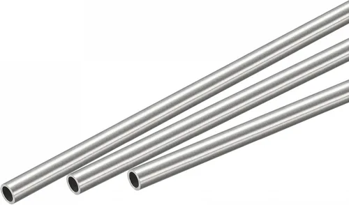 Miniatura 26 de uxcell Tubo redondo de acero inoxidable 304 0.236 in OD 0.020 in espesor de pared 11.811 in longitud 3 piezas