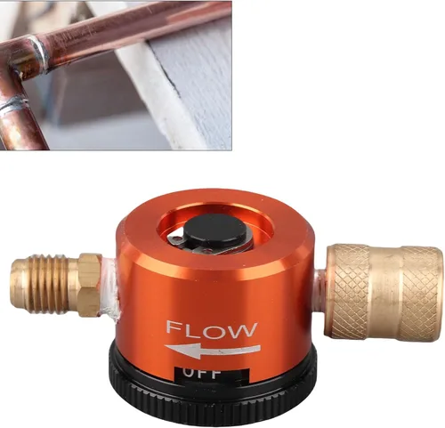 Miniatura 7 de Herramienta de purga de nitrógeno con dial rápido de 3 puntos, funcionamiento suave, constante, para regulador de nitrógeno HVAC, presión de 50 PSI