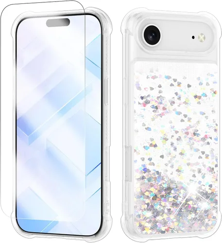 Miniatura 61 de Funda con purpurina para Samsung Z Flip 3, a prueba de golpes, funda de TPU transparente con purpurina líquida para Samsung Z Flip 3 para mujer