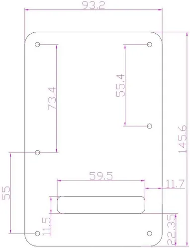 Miniatura 3 de KAISH - Golpeador de 11 agujeros estilo ST/Strat SSS con placa trasera ST y cubierta de trémolo para Stratocaster de EE. UU./México/Strat en perla