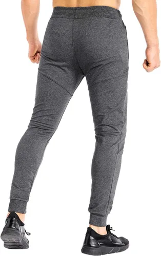 Miniatura 4 de ZENWILL Pantalones de entrenamiento cónicos para hombre, pantalones deportivos de entrenamiento ajustados con bolsillos con cremallera