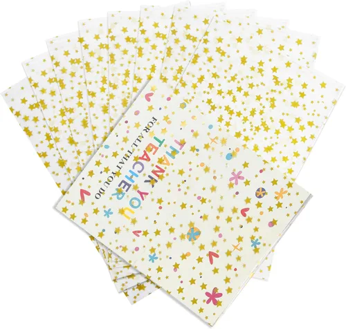 Miniatura 35 de 100 bolsas de regalo de celofán con estampado de estrellas, de 6 x 10 pulgadas, bolsas de regalo de celofán, bolsas de regalo de fiesta, bolsas