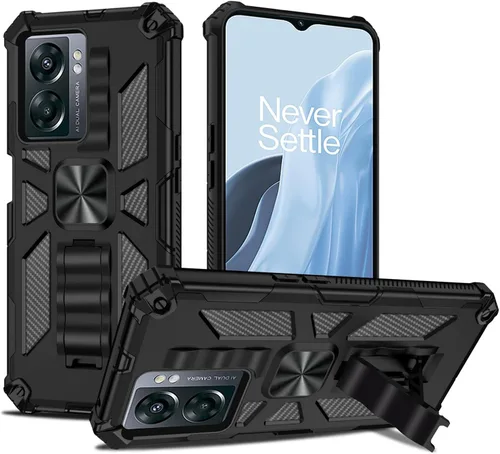 Funda compatible con OnePlus Nord N300 5G con protector de pantalla de vidrio templado, protección de cuerpo completo [grado militar] funda