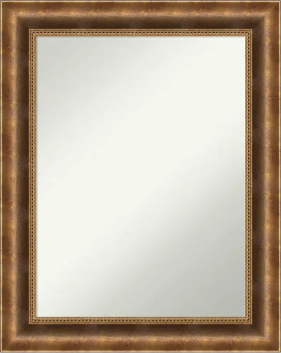 Miniatura 24 de Amanti Art Espejo de pared de madera no biselada (29 x 40 pulgadas), marco de bronce antiguo, espejo de baño bronce, XL