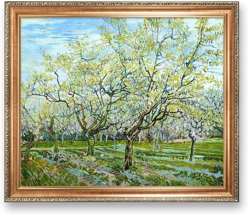 Miniatura 286 de A&T ARTWORK Noche estrellada sobre el Ródano de Vincent Van Gogh. Tamaño del marco: 36 x 30 pulgadas, tamaño de la imagen: 30 x 24 pulgadas