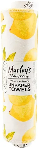 Miniatura 23 de Marley's Monsters Toallas sin papel - Rollo de 12 unidades, Toallas de papel reutilizables sin papel, de algodón, libres de árboles (Crepúsculo)