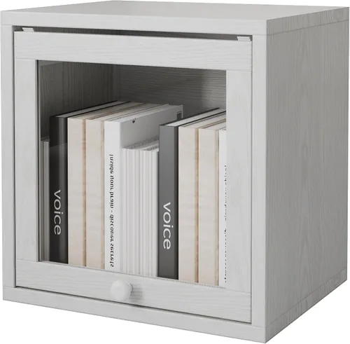 Miniatura 25 de FUSUNBAO Organizador Mágico de Almacenamiento en Cubos DIY Apilables para Casa, Libros, Ropa, Juguetes - Sistema de Almacenamiento Modular de Roble