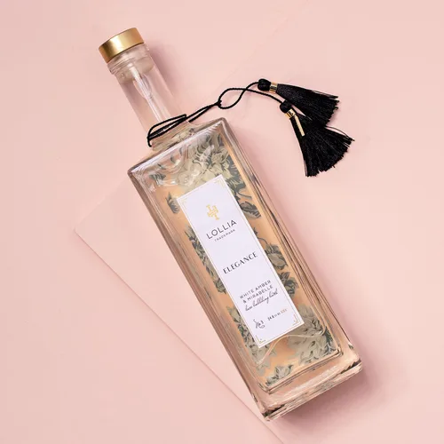 Miniatura 2 de Lollia Elegance - Baño de burbujas, 24.8 onzas, ámbar blanco y Mirabelle, baño de burbujas relajante para mujeres, cuidado de la piel burbujeante
