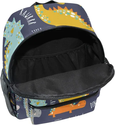 Miniatura 5 de Mochila con bonito dinosaurio, preescolar, guardería, de viajes, para niña y niño, Multi, talla única, Viajar
