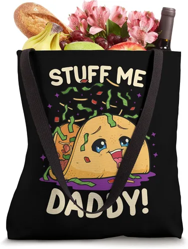 Miniatura 4 de Funny Dirty Pun Stuff Me Daddy Naughty Taco Regalo para las mujeres Bolso de mano