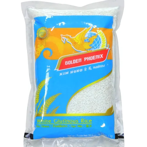 Golden Phoenix Arroz dulce tailandés – Arroz pegajoso prémium para postres o pasteles de arroz, ideal para dietas sin gluten, 2.2 libras (paquete de