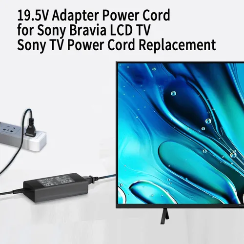 Miniatura 3 de Adaptador de CA de 19,5 V para Sony Bravia KDL-40 KDL-42 KDL-48 KDL-55 KDL-32 Series KDL-40R510C KDL-40W650D KDL48W590B KDL55W650D KDL48W600B