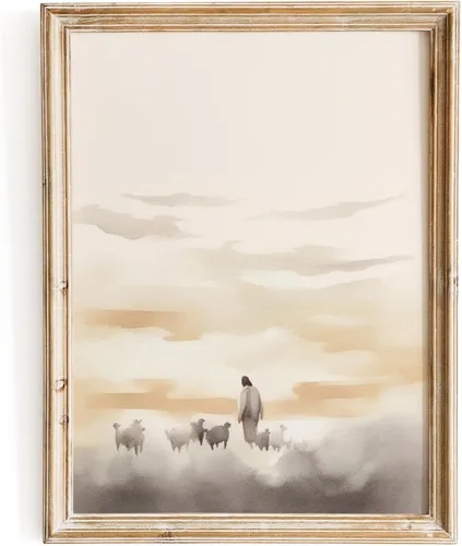 Miniatura 11 de ESSEN Life Sobre la tierra Colosenses 3:2, póster bíblico de arte de pared, decoración cristiana, escritura, versículo de la Biblia, decoración