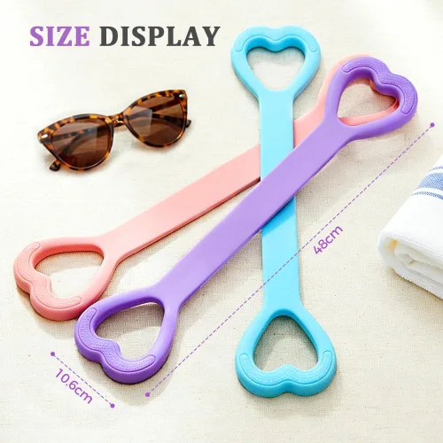 Miniatura 7 de Figura 8 bandas de resistencia para mujer, nueva banda de resistencia con asas para entrenamiento, cuerdas elásticas para entrenamiento de Rosa