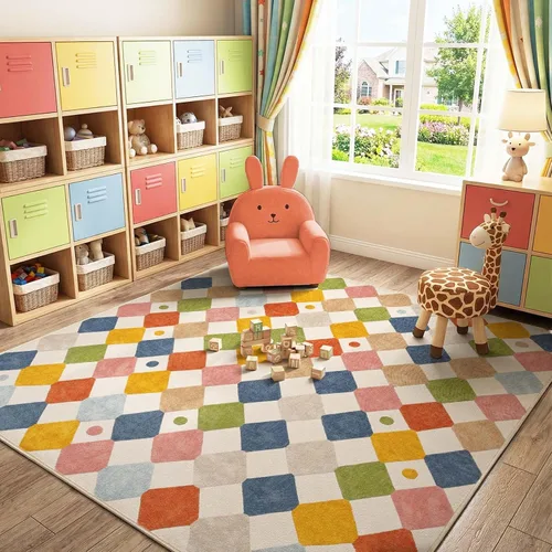 Miniatura 45 de jinchan Alfombra a rayas de 2 x 3 para entrada, alfombra de cocina, tapete pequeño, antideslizante, ligero, de bajo perfil, decoración para entrada