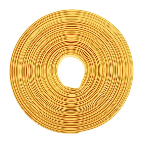 Miniatura 16 de Uxcell Tubo Termorretráctil 8mm de Diámetro 12.5mm de Ancho Plano 10m de Longitud 2:1 Tubo de Manga Termorretráctil para Cable Transparente Claro