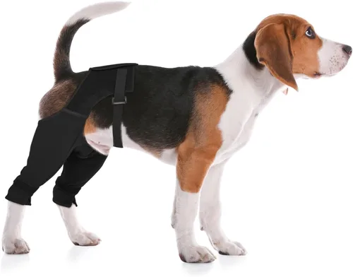 Manga de pierna de perro, pierna trasera para dejar de lamer, pantalones de recuperación para perro para heridas ACL TPLO después de la cirugía,