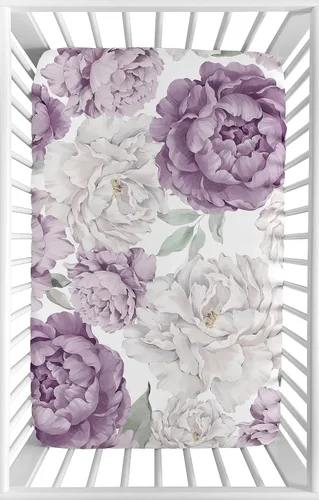 Miniatura 18 de Sweet Jojo Designs Sábanas ajustables para cuna de bebé (rosa sólido) para niñas, guardería infantil, habitación de niños pequeños - Tamaño estándar