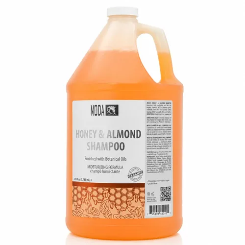MODA Champú hidratante para todo tipo de cabello, 128 onzas, profesional, limpia y acondiciona profundamente, fortalece, restaura y da brillo a tu