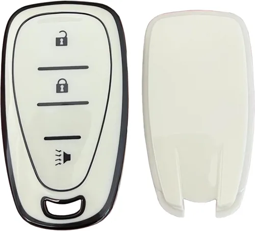 Miniatura 5 de para llavero de Chevy Carcasa de entrada sin llave Compatible con Chevy Spark Traverse Equinox Trailblazer Trax 3 botones Funda inteligente