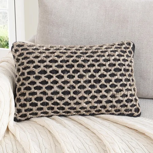 Miniatura 12 de Boho Living Jada Cojín Decorativo, Incluye Acento, Diseño Tejido Premium, Decoración de Sala de Estar, (1) Funda de Cojín de 20" x 20" con Relleno