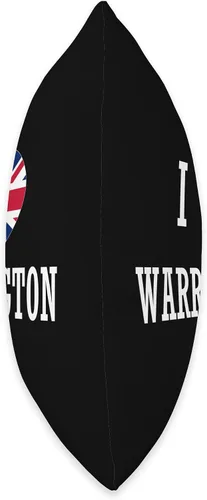 Miniatura 2 de English Towns Cities Counties Home Town Nostalgia I Love Warrington England Union Jack Flag Heart - Almohada inglesa, 16 x 16 pulgadas, multicolor