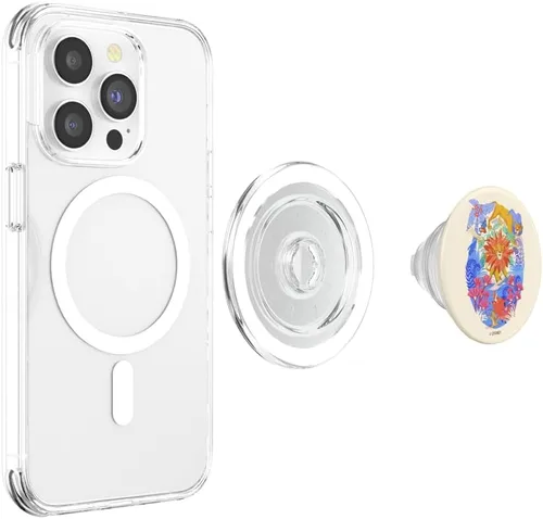 Miniatura 4 de Disney The Lion King Simba Scar Zazo Timon Pumbaa PopSockets MagSafe PopGrip de colores para iPhone
