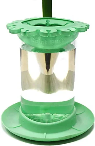 Miniatura 8 de Paint Puck Ultimate Rinse Cup Limpiador de Pinceles de Pintura (Morado, Taza) – Taza de Agua para Pintura Sin Derrames y Limpiador de Pinceles