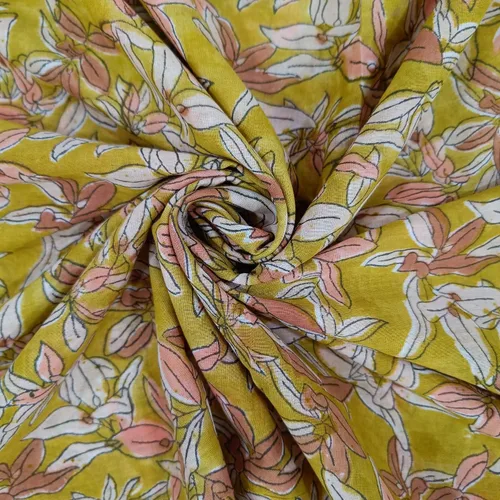 Miniatura 8 de Trade Star Tela de tintes naturales para correr de 3 yardas, 100% tela de algodón suave, hecha a mano, tela de estampado floral para coser por