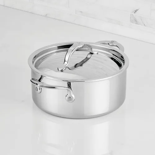 Miniatura 10 de Hestan ProBond Luxe Olla de sopa de 3 cuartos con tapa, acero inoxidable revestido profesional, construcción ProCore con revestimiento de tres