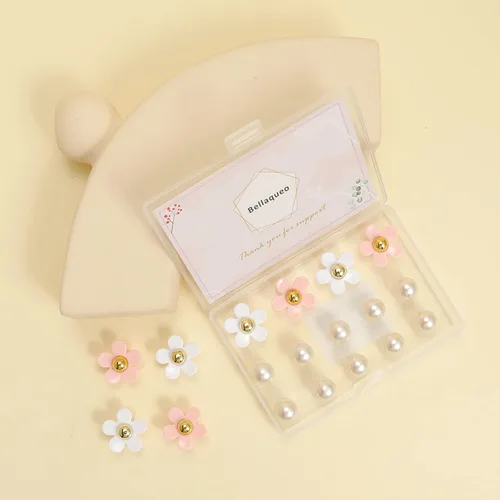 Miniatura 4 de Bellaqueo 18 dijes de flores de margarita para zapatos, dijes decorativos de perlas para mujer, sandalias de zueco, accesorios de flores acrílicas