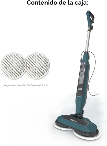 Miniatura 10 de Shark Steam & Scrub - Trapeador de vapor todo en uno para fregar y desinfectar suelos duros, 2 modos de vapor, 2 almohadillas suaves de agarre