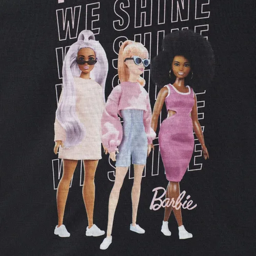 Miniatura 6 de Barbie Conjunto de pijama y camisa de dormir para niñas de 4 piezas para niñas