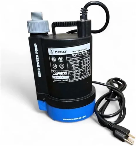 Bomba de agua #US 1/3HP 2450 GPH Sumergible Utilidad Motor de alta eficiencia