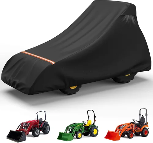 Miniatura 9 de AKEfit Cubierta de tractor, cubiertas de tractor impermeables resistentes, 420D Oxford impermeable, a prueba de polvo, protección UV, cubierta