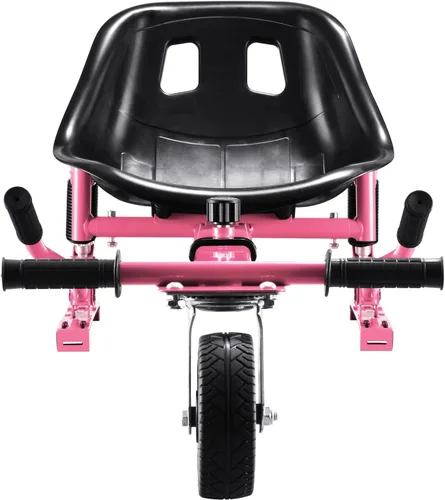 Miniatura 9 de Accesorio de asiento para aeropatineta con amortiguadores duales y rueda todoterreno de 6 pulgadas, accesorio de Go Kart de capacidad de 265 libras