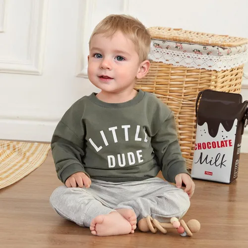 Miniatura 2 de Murnouche Conjunto de ropa de 2 piezas para bebé niño y niño pequeño