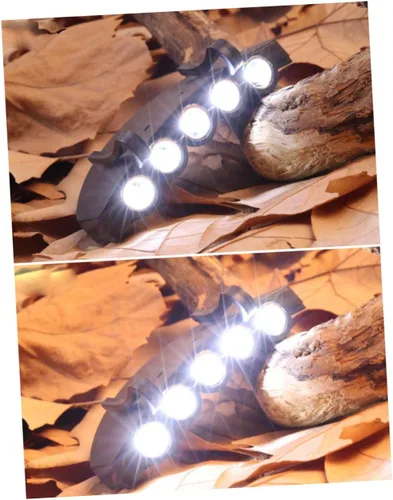Miniatura 8 de 5 linternas de faro de sombrero duro, linternas para cabeza, linternas de sombrero con clip en LED giratorio, luz de casquillo giratorio, accesorios