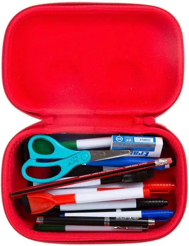 Miniatura 7 de ZIPIT Wildlings - Estuche para lápices para niños, estuche de gran capacidad y lindo para la escuela, caja organizadora de papelería, negro