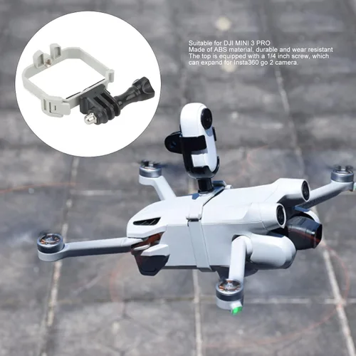 Miniatura 3 de Soporte para cámara de dron, soporte de extensión ligero de 1.27 oz ABS para fotografía aérea, vlogging y cine