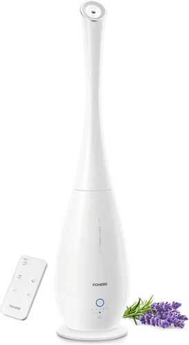 FOHERE Humidificadores para dormitorio, habitación grande, 5 L, humidificador silencioso de niebla fría de 48 horas de larga duración para plantas